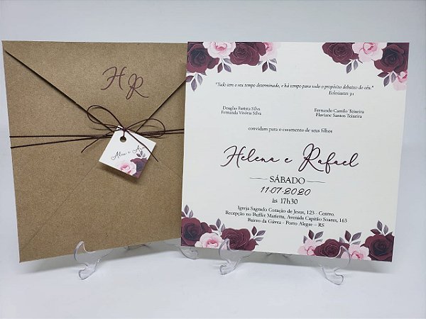 Featured image of post Envelope Para Convite De Casamento Marsala Aproveite estes moldes de convite prontos com envelope