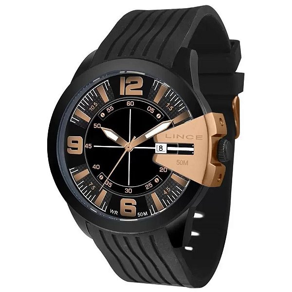 Relógio Lince Masculino  MRP4457l P2PX Esportivo Black