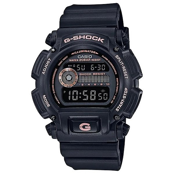 Relógio Casio G-Shock Masculino Digital Preto DW-9052GBX-1A4DR