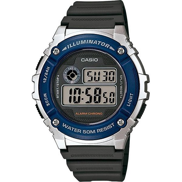Relógio Casio Masculino W-216H-2AVDF Esportivo Digital