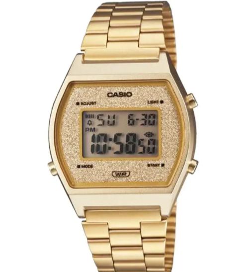 Relógio Casio Digital Vintage dourado B640WGG-9DF