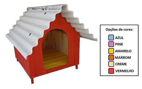 Casinha de cachorro com telhado Clearance