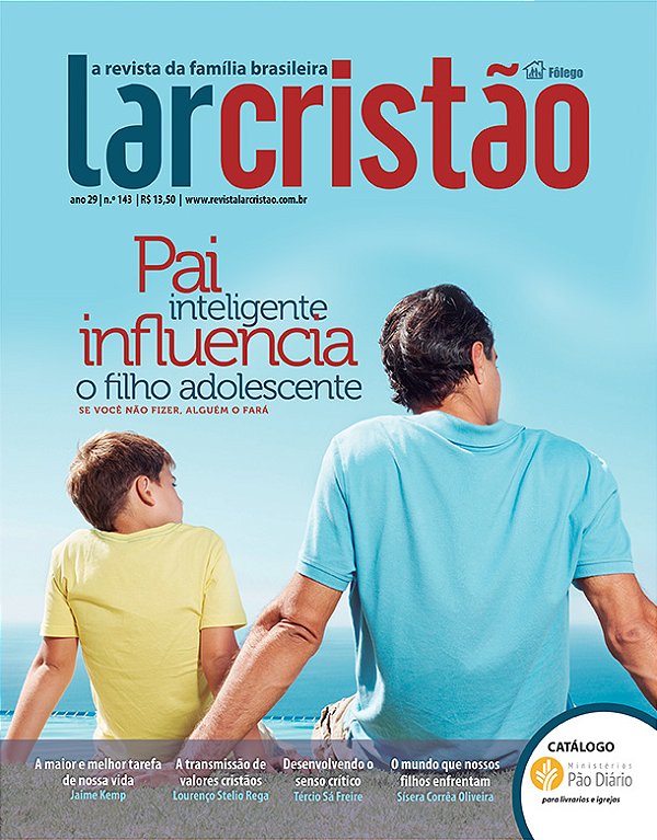 Pai Inteligente Influência o Filho Adolescente