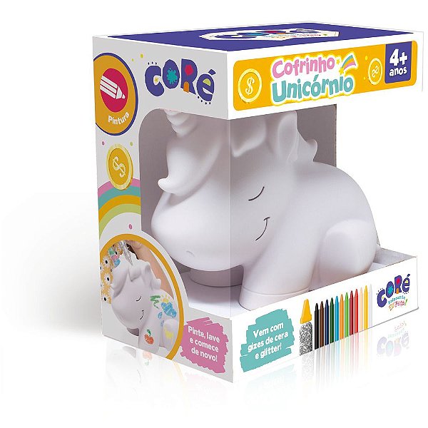 Canal Toys - Unicórnio brilho no escuro para colorir ㅤ, Atividades com  pinturas