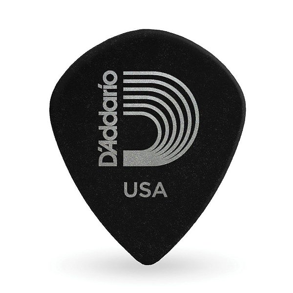 Palheta para Guitarra D'Addario Celuloide Black Ice Média 3DBK4