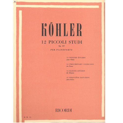 Método Köhler 12 Piccoli Studi Op. 157