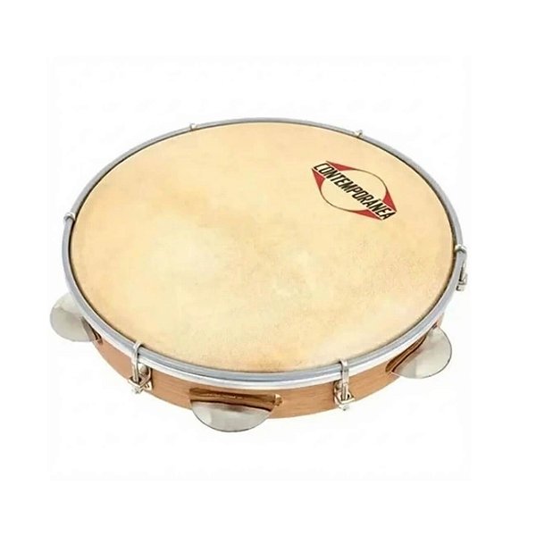 Pandeiro 10" Contemporânea Fórmica e Couro 20LT