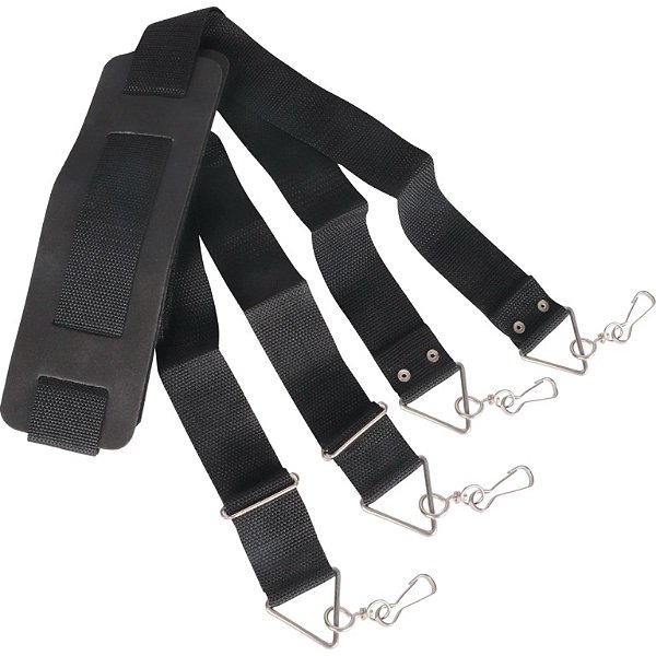 Talabarte Cintura 4 Ganchos Luen X4 16003PT Preto
