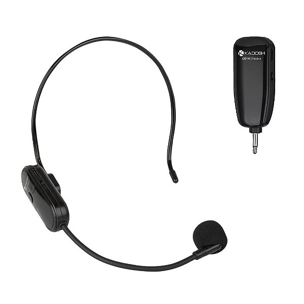 Microfone Headset Sem Fio Kadosh K201H