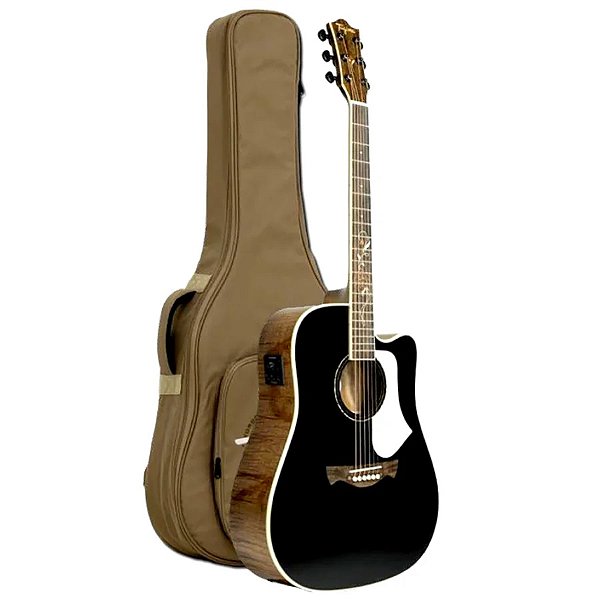 Violão Elétrico Aço Tagima Florens FS200 EQ BK