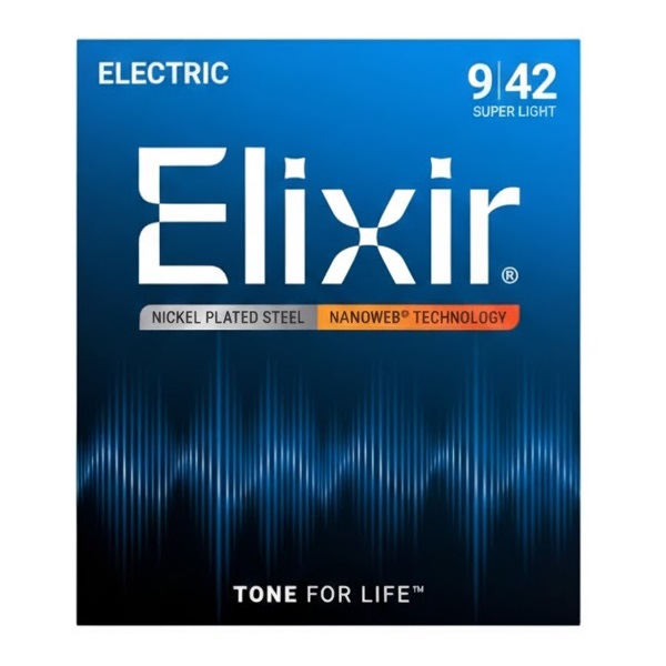 Encordoamento Guitarra .009 Elixir Super Light 12002
