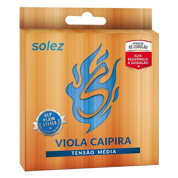 Encordoamento Viola Caipira .011 Solez Média Níquel SLVCTM