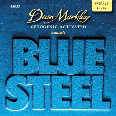 Encordoamento Violão Aço .010 Dean Markley Blue Steel Extra Light 2032