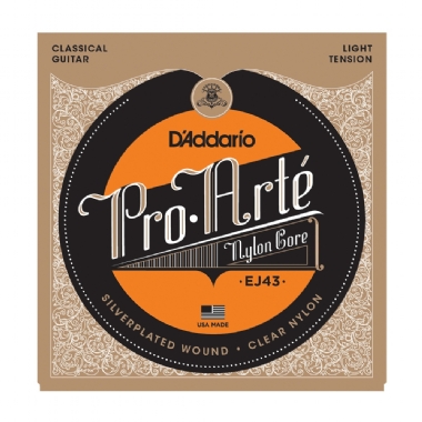 Encordoamento Violão Nylon D'Addario Pro-Arté Tensão Leve EJ43