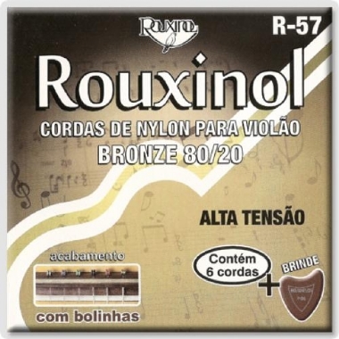 Encordoamento Violão Nylon Rouxinol .029 Tensão Alta R-57