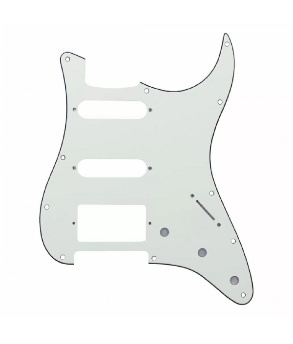 Escudo para Guitarra Stratocaster Sonotec PKG HSS Branco