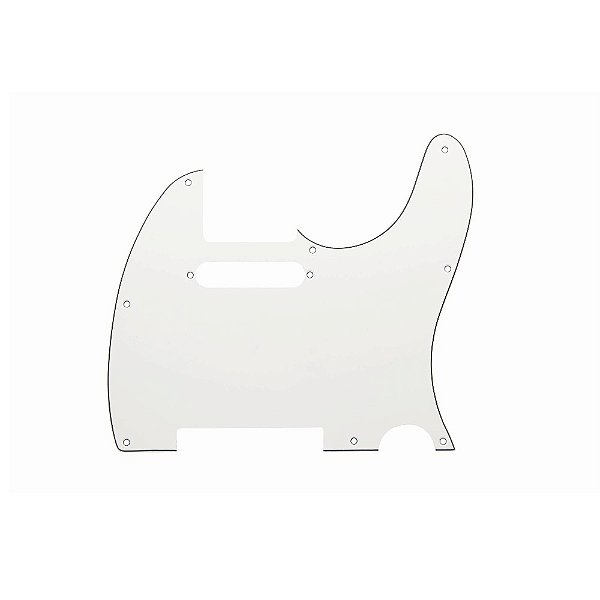 Escudo para Guitarra Telecaster Sonotec PKG TL Branco