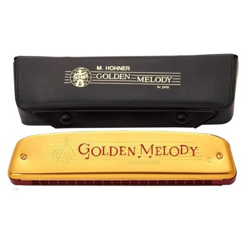 Gaita Diatônica Hohner Golden Melody Tremolo 2416/40 C Dó