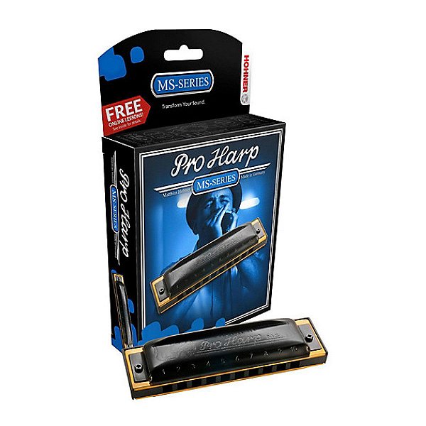 Gaita Diatônica Hohner Pro Harp MS 562/20 D Ré