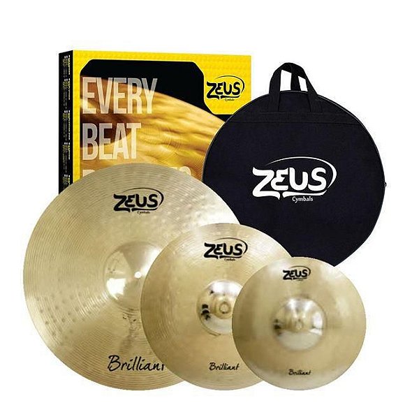 Kit de Pratos Zeus Brilliant B20 Set C