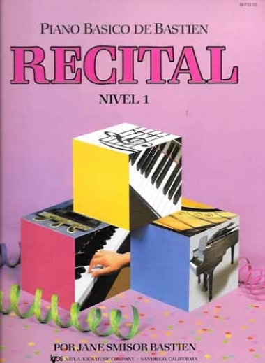 Método Piano Básico de Bastien Recital - Nível 1