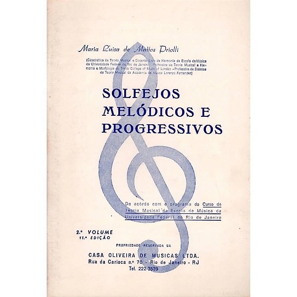 Método Solfejos Melódicos e Progressivos - Vol 2