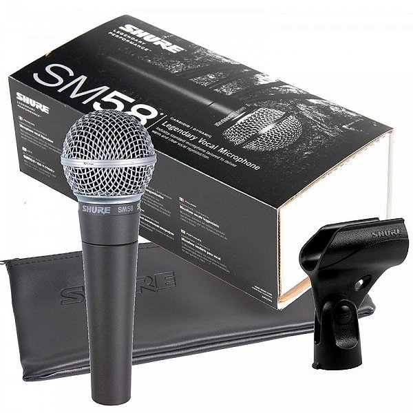 Microfone de Mão Shure SM58 LC