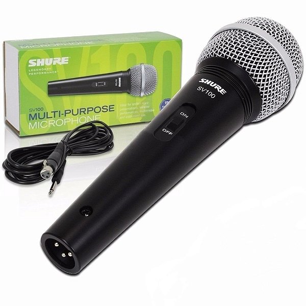 Microfone de Mão Shure SV100