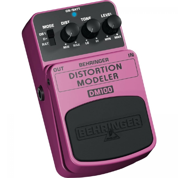 Pedal para Baixo / Guitarra Behringer Distortion Modeler DM100