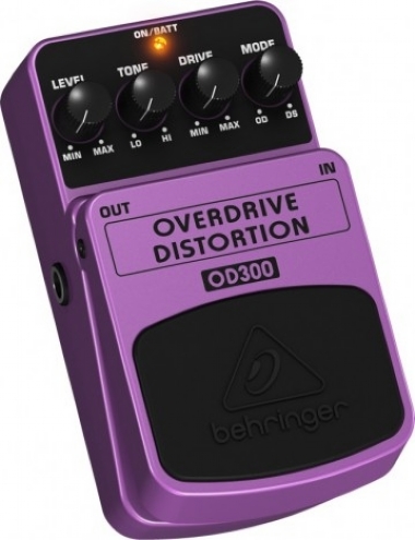 Pedal para Guitarra Overdrive Distortion Behringer OD300