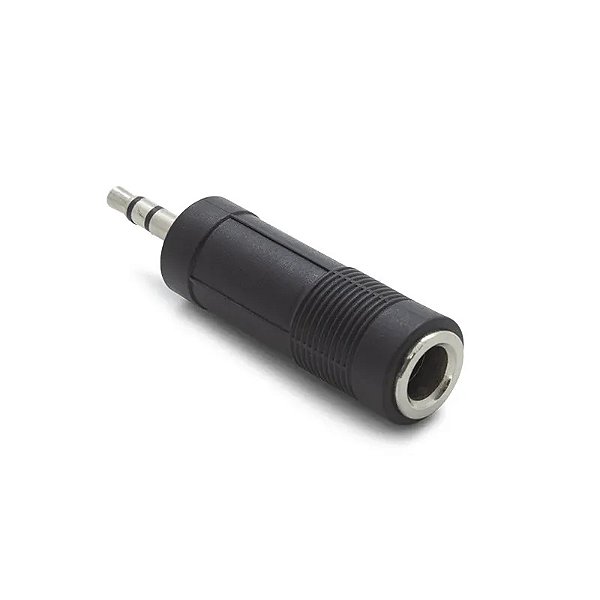 Plug Adaptador P10 / P2 Stereo MXT Preto