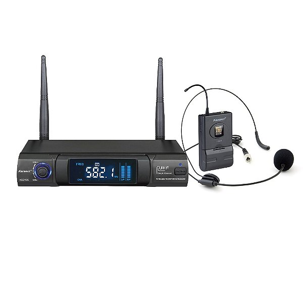 Microfone Headset Sem Fio Karsect KS248SH