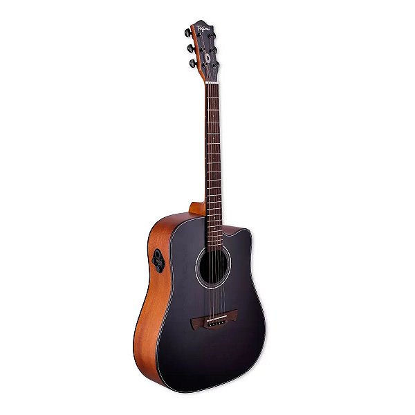 Violão Elétrico Aço Tagima Folk Metropolis Ambience Eq BKOP Preto