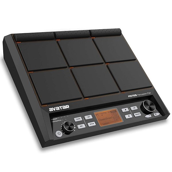 Pad de Percussão Avatar PD705 Drum Samples Portátil