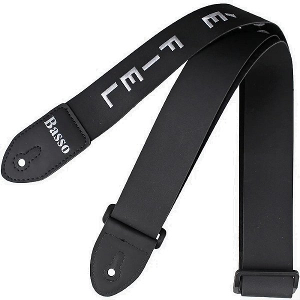 Correia 5 cm Basso NY-01 Corino Deus é Fiel BK