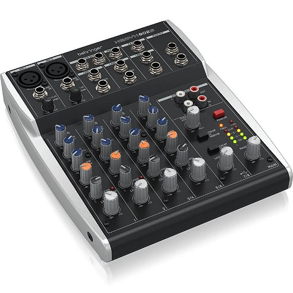 Mesa de Som 08 Canais Behringer Xenyx 802S Streaming