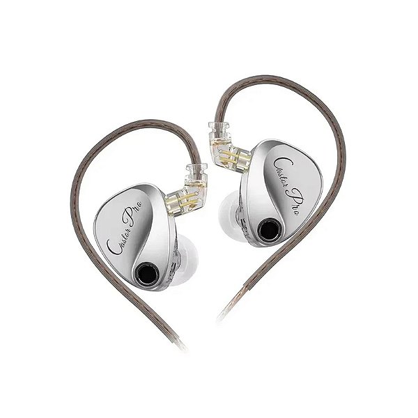 Fone de Ouvido In Ear KZ Castor Pro Silver