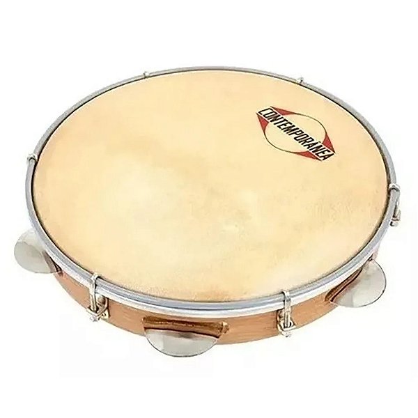 Pandeiro 11" Contemporânea Fórmica e Couro 22LT
