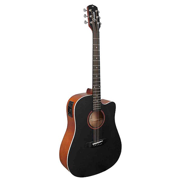 Violão Eletroacústico Aço Giannini Dreadnought GDC-1 CEQ CTBK