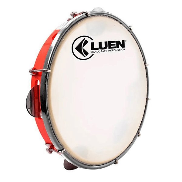 Pandeiro 12" ABS Luen 40155VM Vermelho