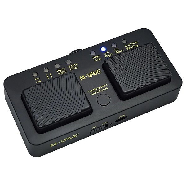 Pedal Passador de Páginas M-Vave Turner Pro Vave368
