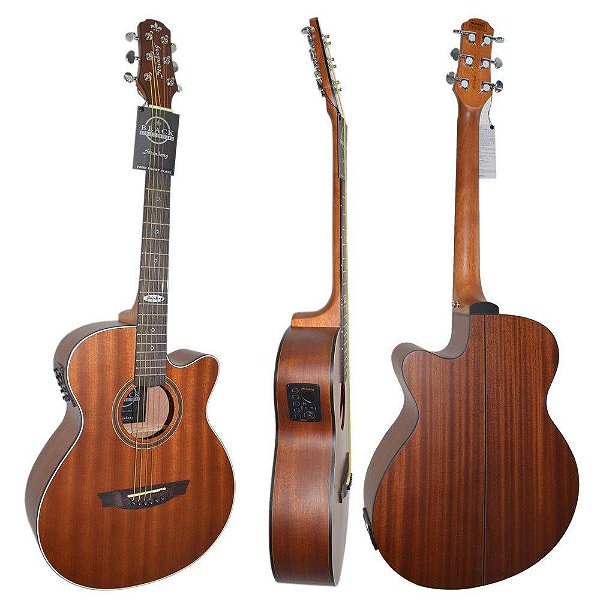 Violão Elétrico Aço Strinberg Mini Jumbo SA200C MGS