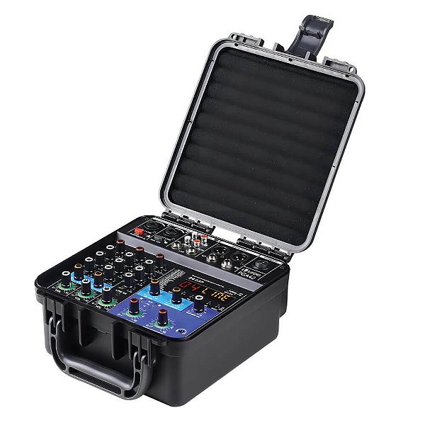 Mesa de Som Amplificada 4 Canais Vedo PGA42