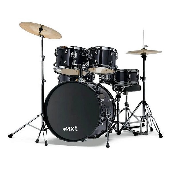 Bateria Acústica 20" MXT M-B120P Preta