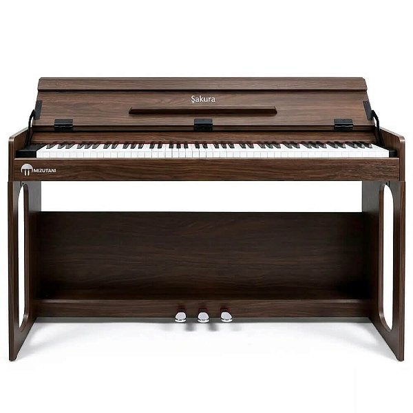 Piano Digital de Móvel Mizutani Sakura 88 Teclas 7/8 Walnut