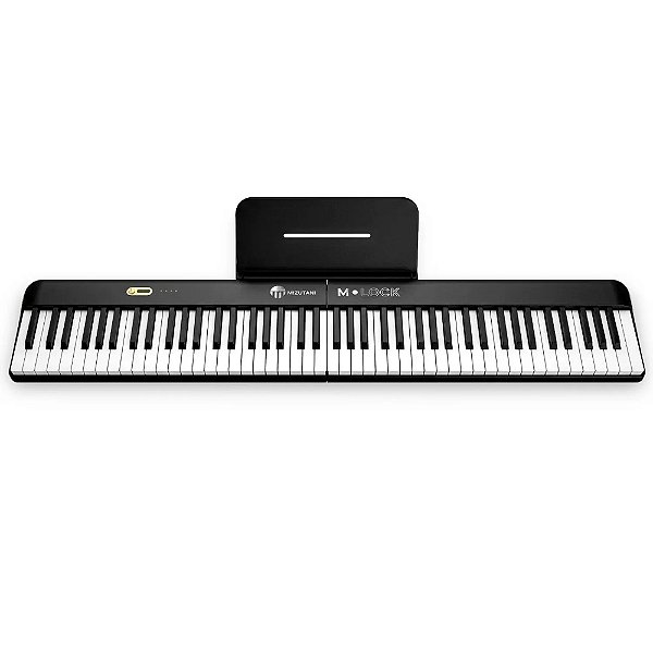 Piano Digital Portátil Mizutani M-LOCK 88 Teclas 7/8 Preto
