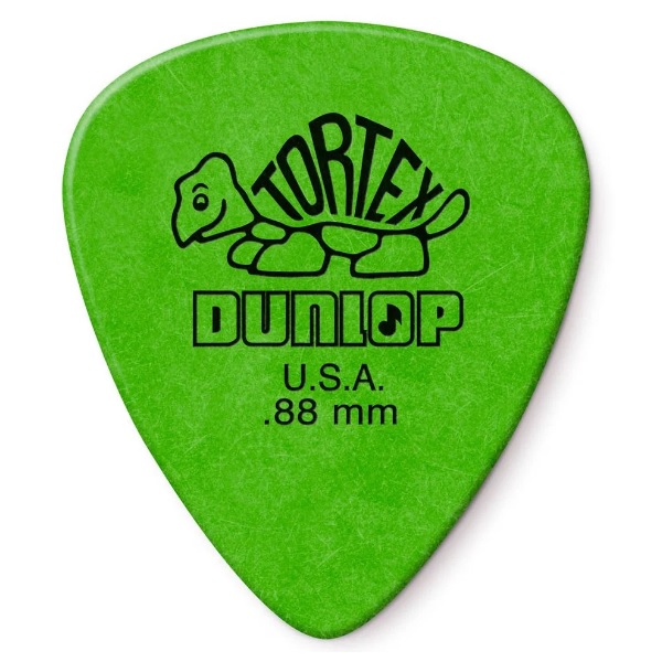Palheta Dunlop Tortex 0.88 Mm Verde