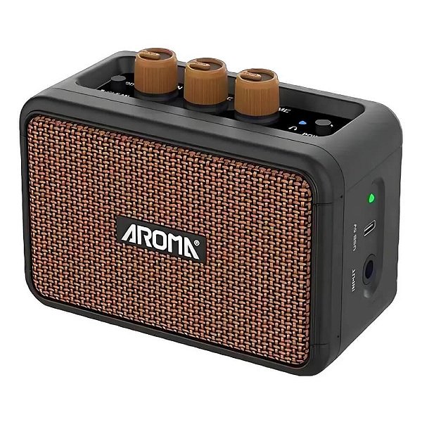Mini Amplificador Guitarra para Estudos Aroma AG04 5W