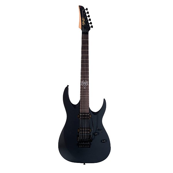 Guitarra Super Stratocaster Seizi Katana Akuma Floyd Rose Black Satin