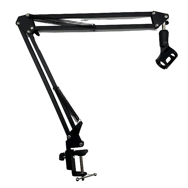 Suporte Articulável para Microfone de Podcast